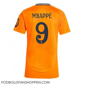 Real Madrid Kylian Mbappe #9 Udebanetrøje Dame 2024-25 Kortærmet